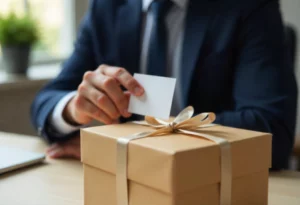 Offrir des cadeaux à ses partenaires professionnels